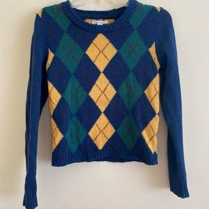 american eagle argyle sweater